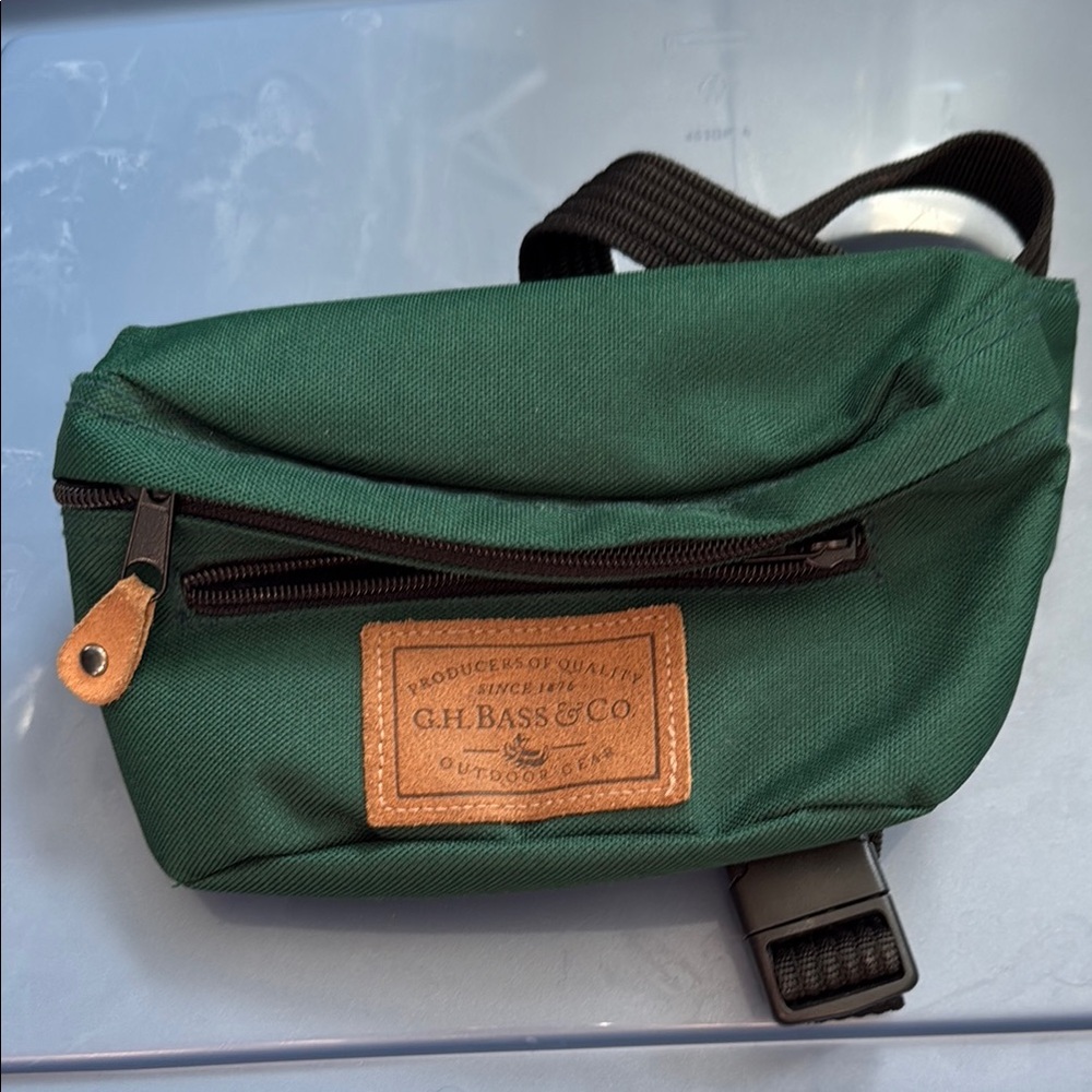 G.H. Bass & Co. Green Fanny pack waist Bag